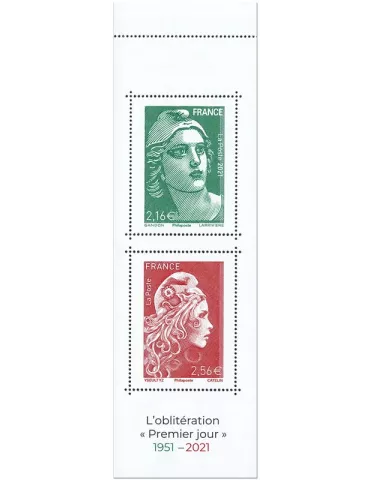 n° 1528 - Timbre France Carnets Divers (Marianne de Gandon et Marianne l´Engagée)