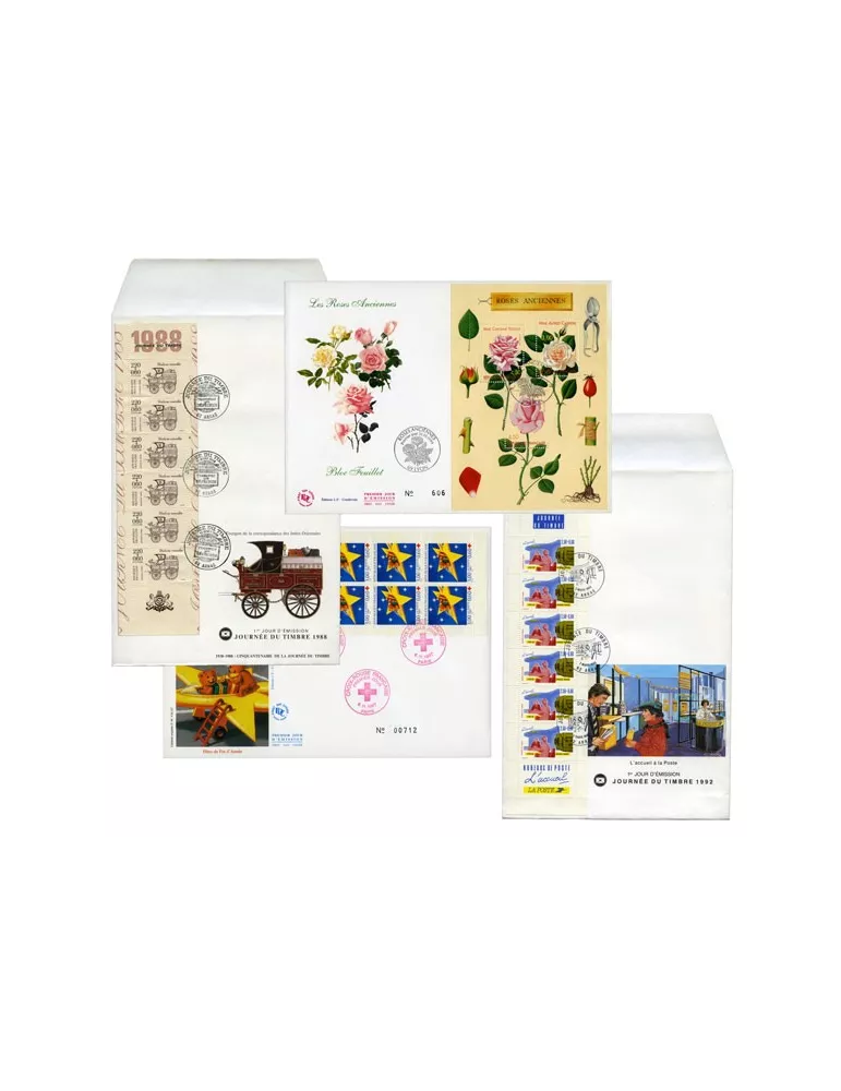 FRANCE : Enveloppes PREMIER JOUR (Grand format)