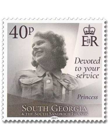 n° 752/757 - Timbre GEORGIE DU SUD Poste