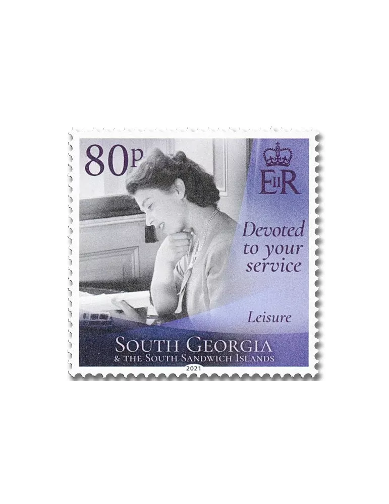 n° 752/757 - Timbre GEORGIE DU SUD Poste