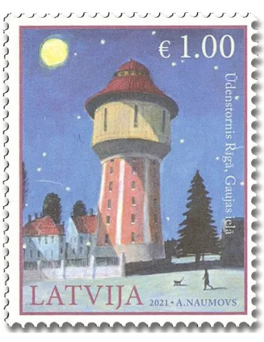 n° 1105 - Timbre LETTONIE Poste