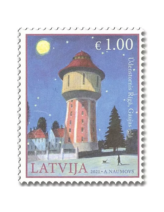 n° 1105 - Timbre LETTONIE Poste