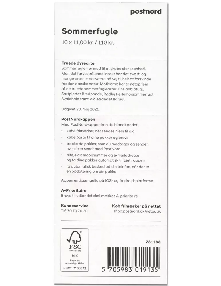 n° C1998 - Timbre DANEMARK Carnets (EUROPA)