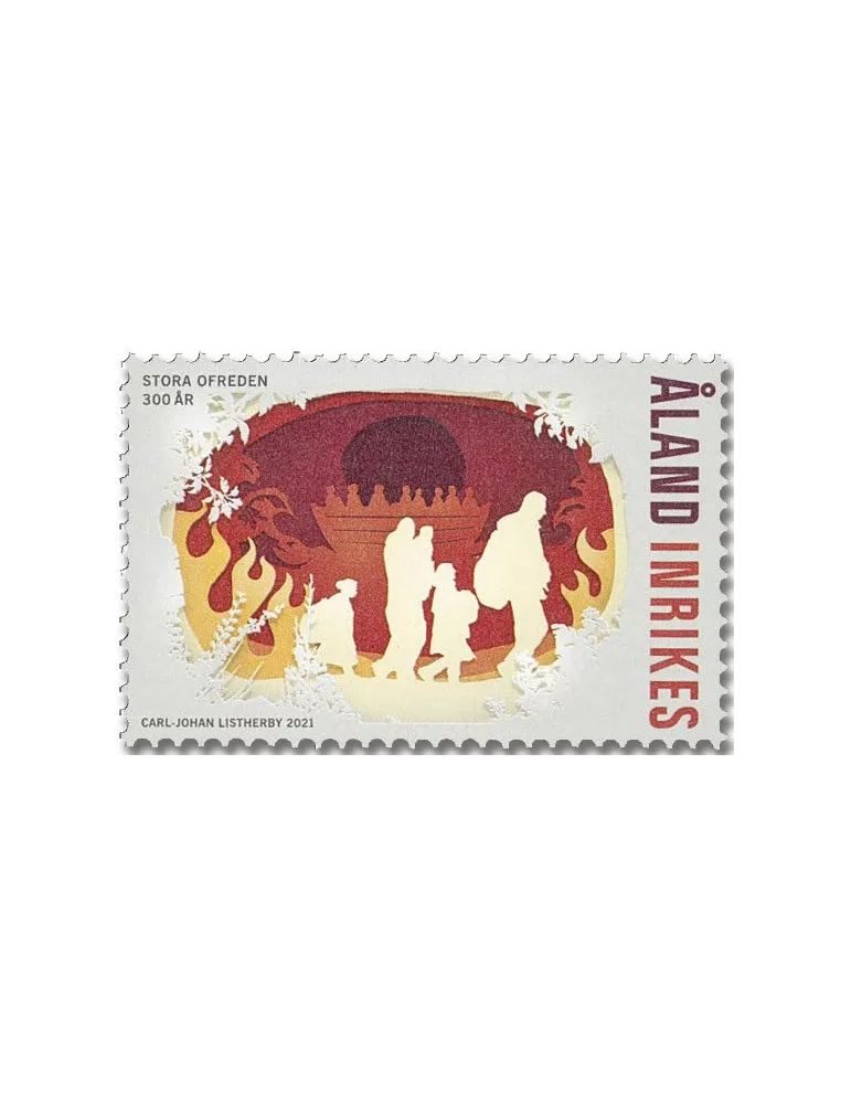 n° 502 - Timbre ALAND Poste