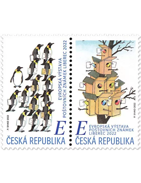 n° 1024/1025 - Timbre TCHEQUE (REpublique) Poste