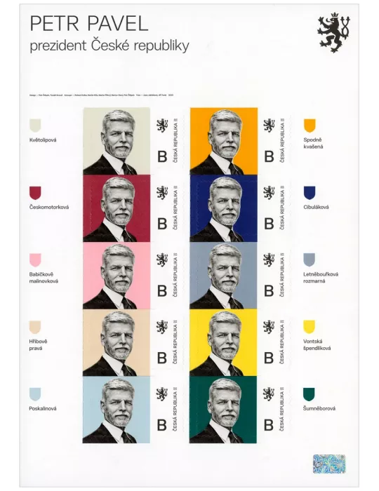 n° 1041/1050 - Timbre TCHEQUE (République) Poste