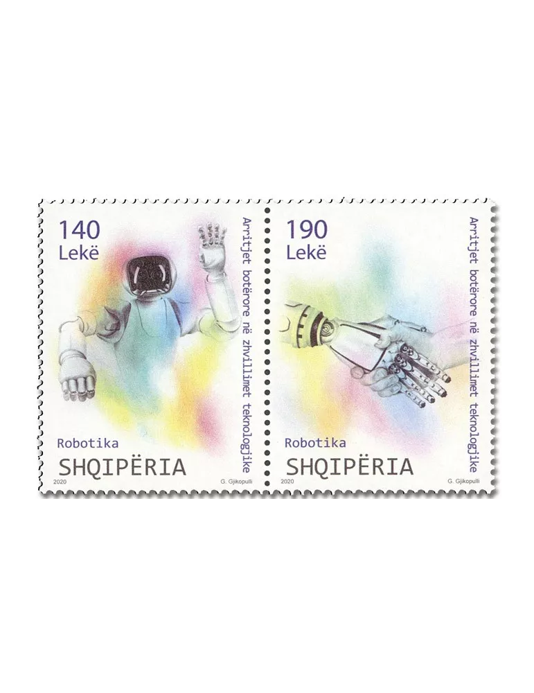 n° 3283/3284 - Timbre ALBANIE Poste