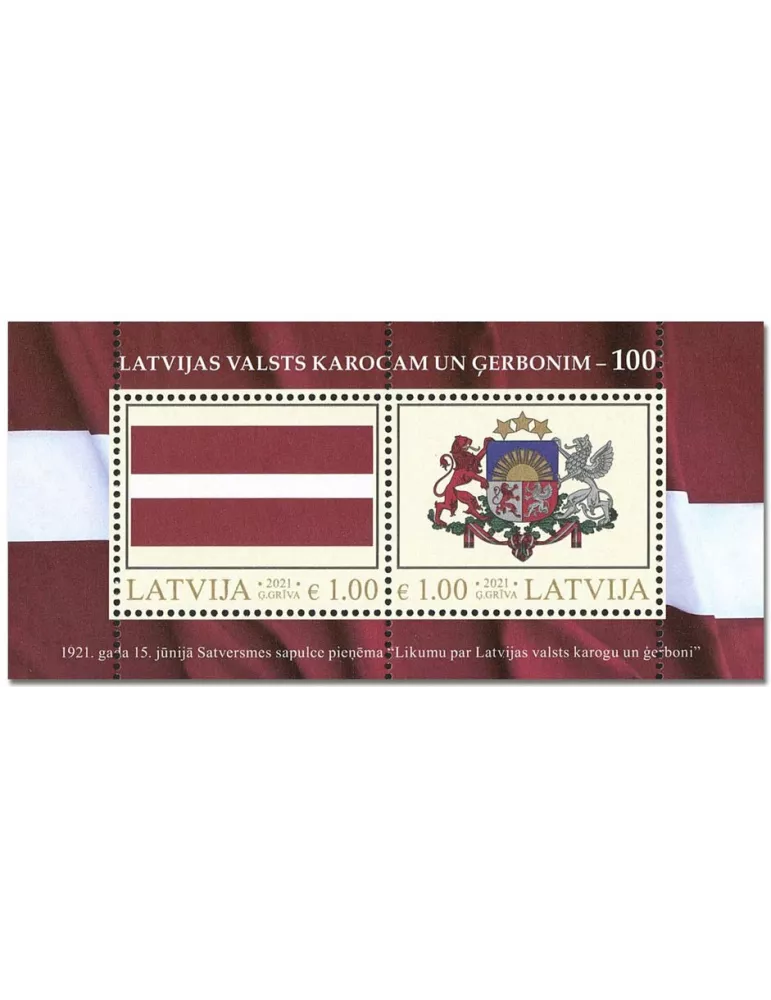 n° 46 - Timbre LETTONIE Blocs et feuillets