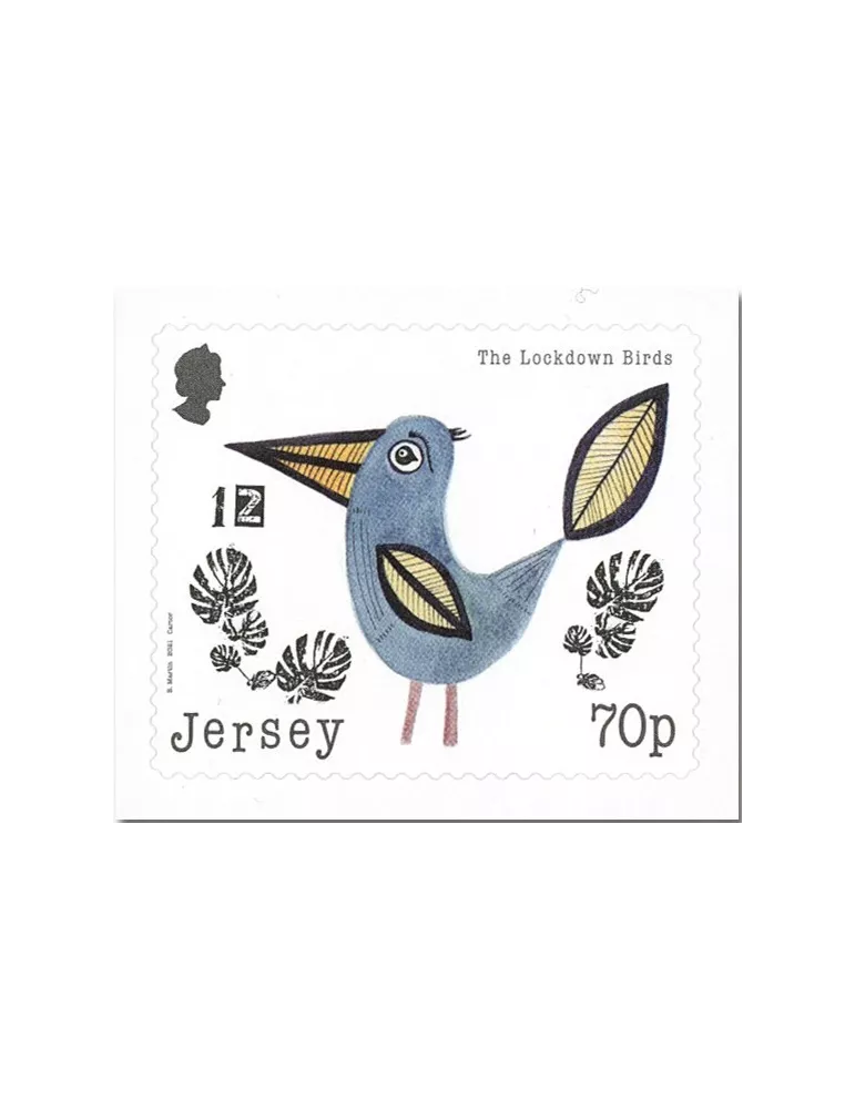 n° 2542/2549 - Timbre JERSEY Poste