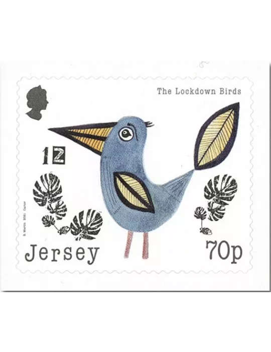 n° 2542/2549 - Timbre JERSEY Poste