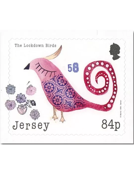 n° 2542/2549 - Timbre JERSEY Poste