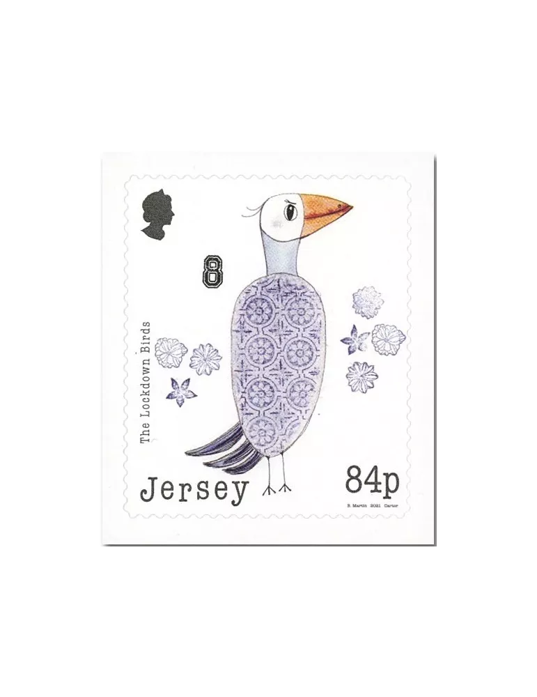 n° 2542/2549 - Timbre JERSEY Poste
