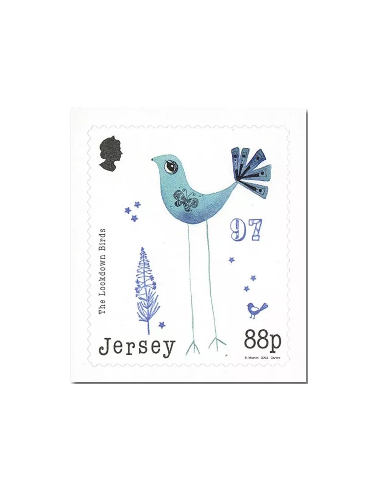 n° 2542/2549 - Timbre JERSEY Poste