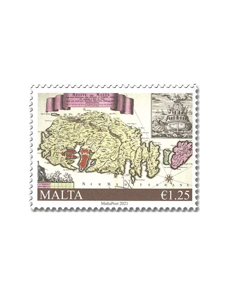 n° 2054/2057 - Timbre MALTE Poste