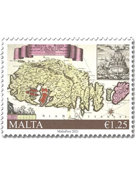 n° 2054/2057 - Timbre MALTE Poste