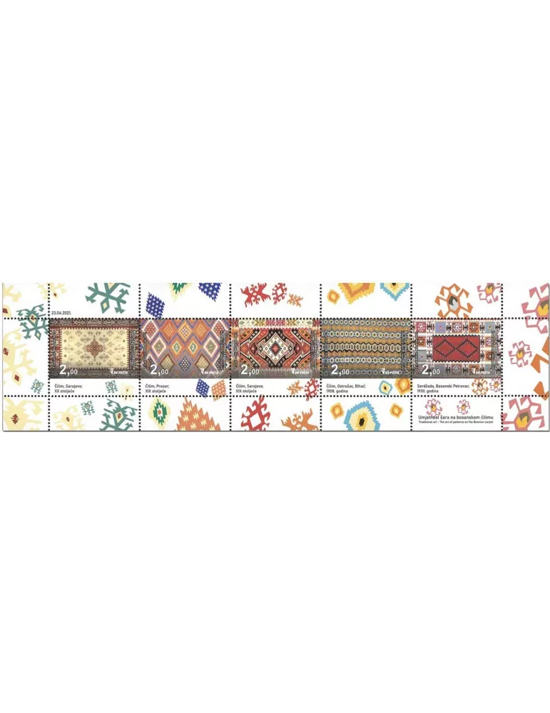 n° 850/854 - Timbre BOSNIE-HERZEGOVINE Poste