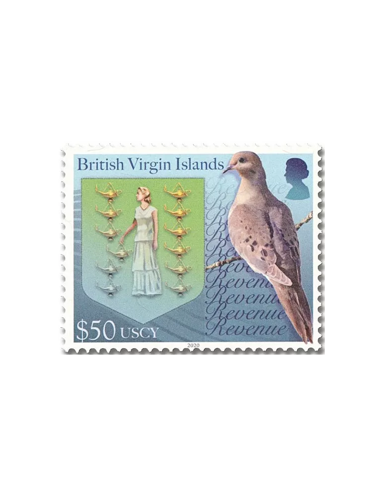 n° 20 - Timbre VIERGES Timbres fiscaux-postaux