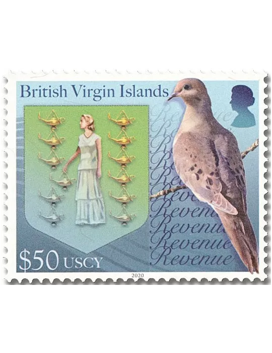 n° 20 - Timbre VIERGES Timbres fiscaux-postaux