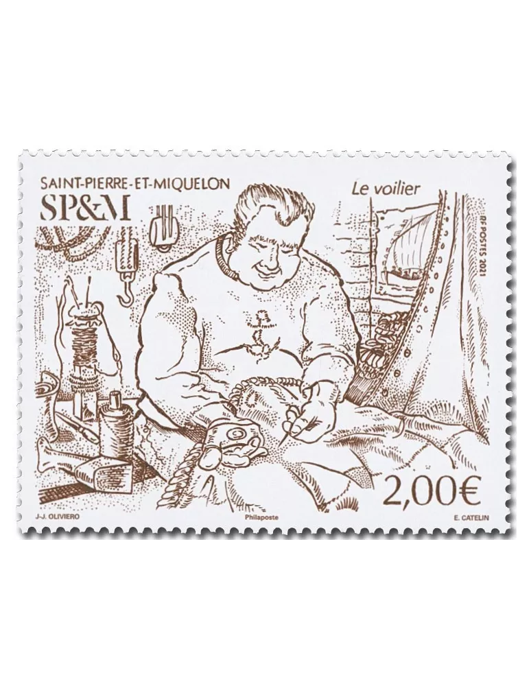 n° 1270 - Timbre Saint-Pierre et Miquelon Poste
