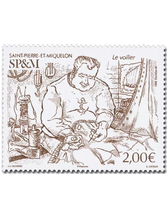 n° 1270 - Timbre Saint-Pierre et Miquelon Poste