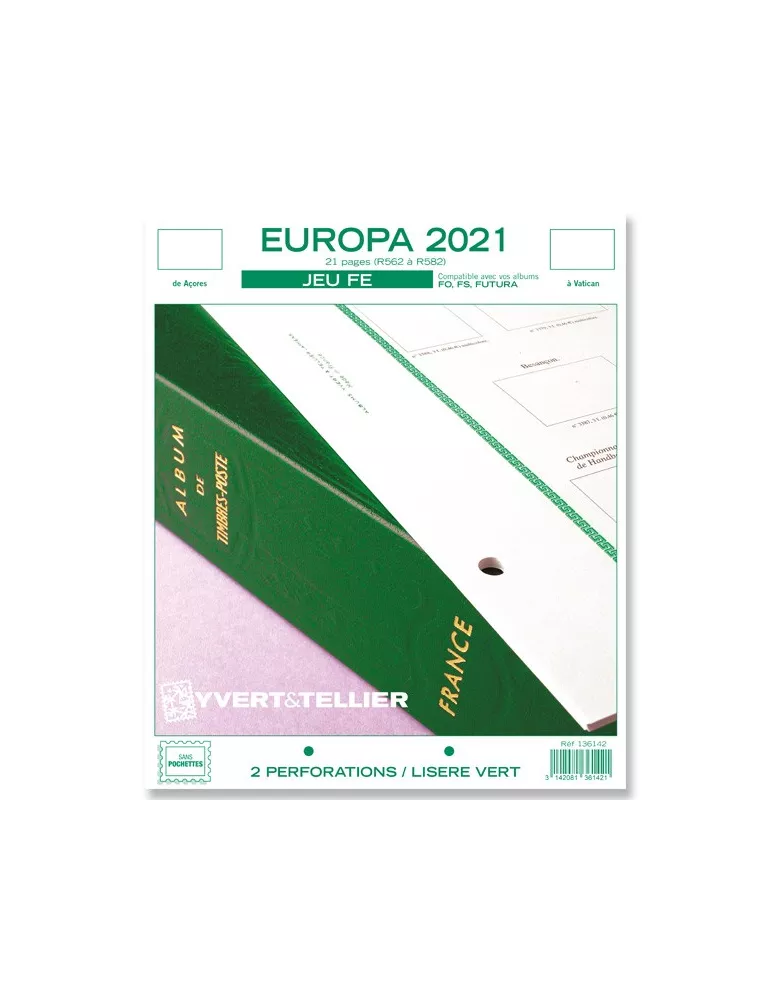 EUROPA FE : 2021 (JEUX SANS POCHETTES)
