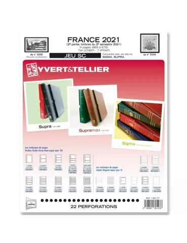 FRANCE SC : 2021 - 2E SEMESTRE (JEUX AVEC POCHETTES)