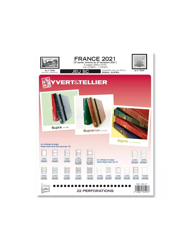 FRANCE SC : 2021 - 2E SEMESTRE (JEUX AVEC POCHETTES)
