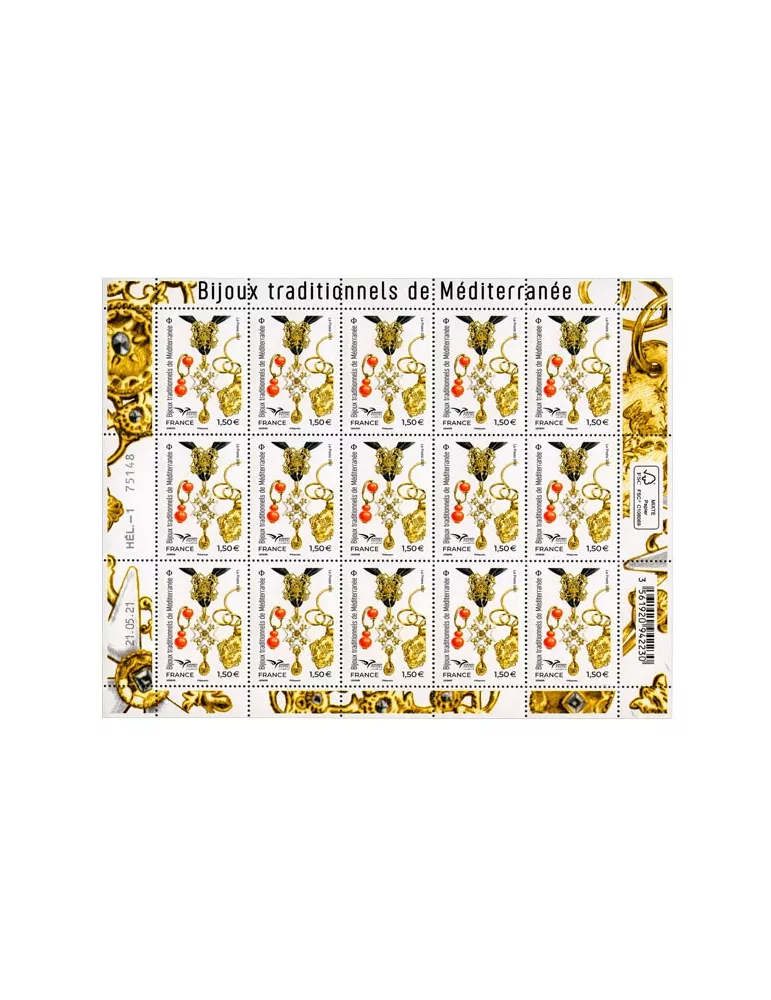 n° F34 - Timbre France Feuillets de France (n° 5511)