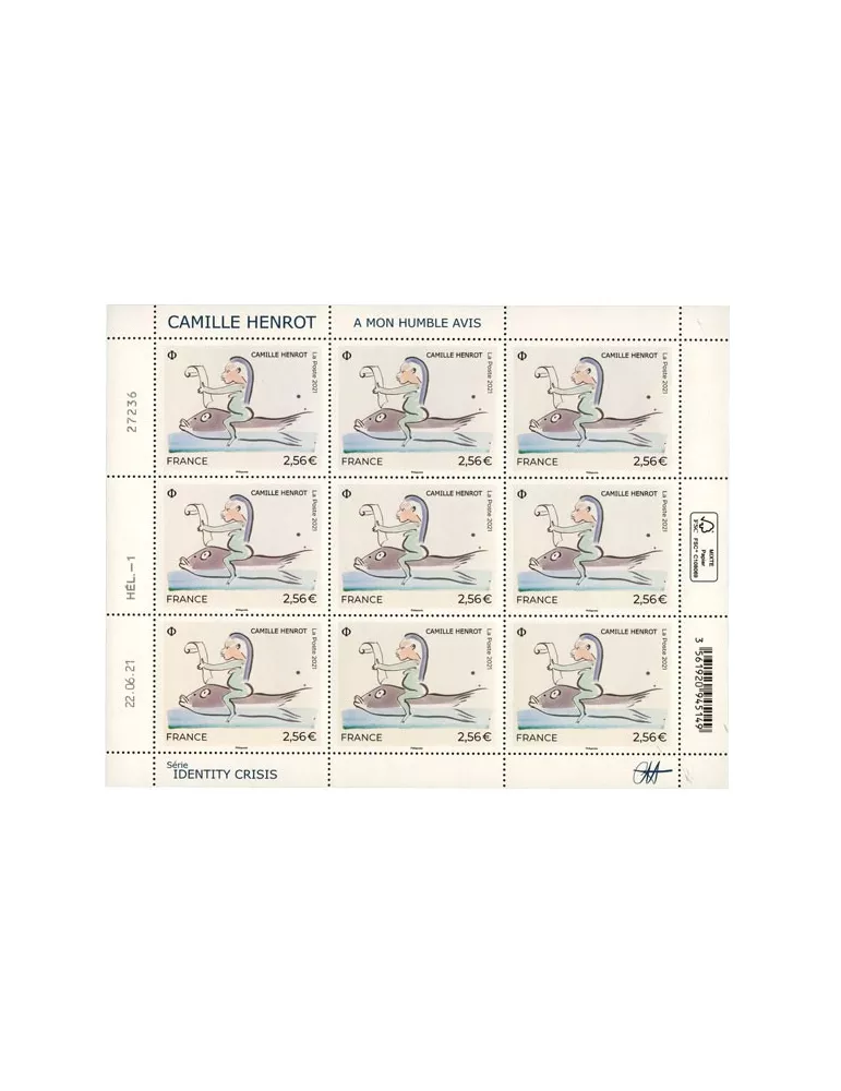 n° F36 - Timbre France Feuillets de France (n° 5513)
