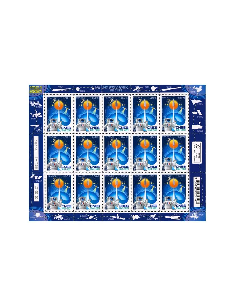 n° F40 - Timbre France Feuillets de France (n° 5522)