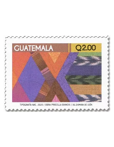 n° 741/750 - Timbre GUATEMALA Poste 2