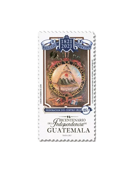 n° 753/757 - Timbre GUATEMALA Poste