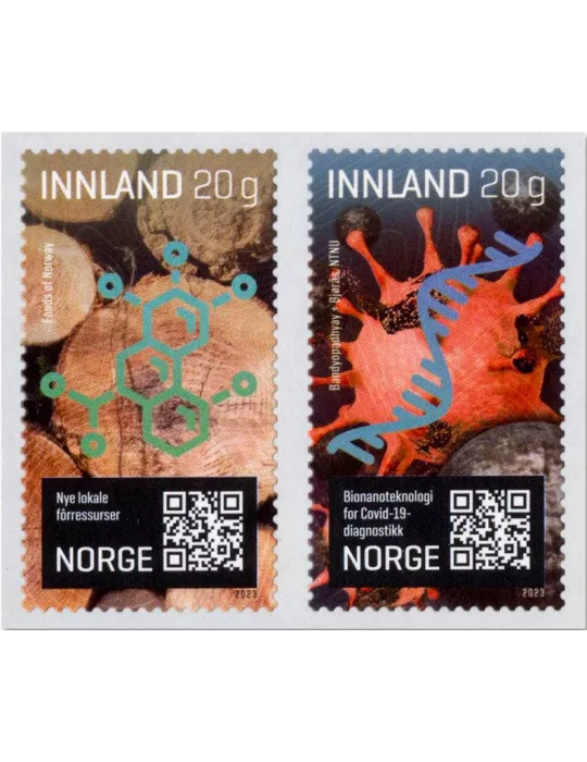 n° 2044/2045 - Timbre NORVEGE Poste