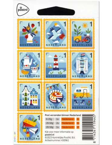 n° 4156/4165 - Timbre PAYS-BAS Poste