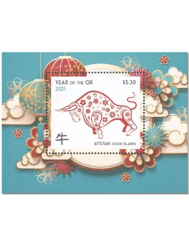 n° 130 - Timbre AITUTAKI Blocs et feuillets