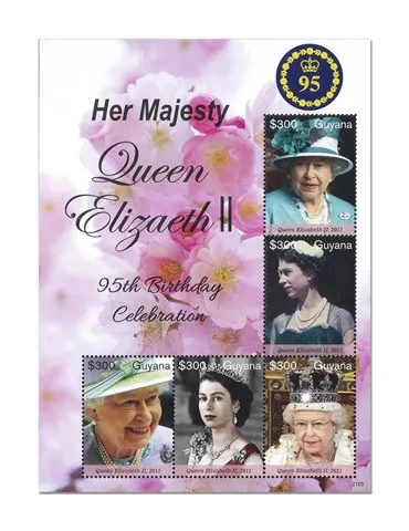 n° 7191/7195 - Timbre GUYANA Poste