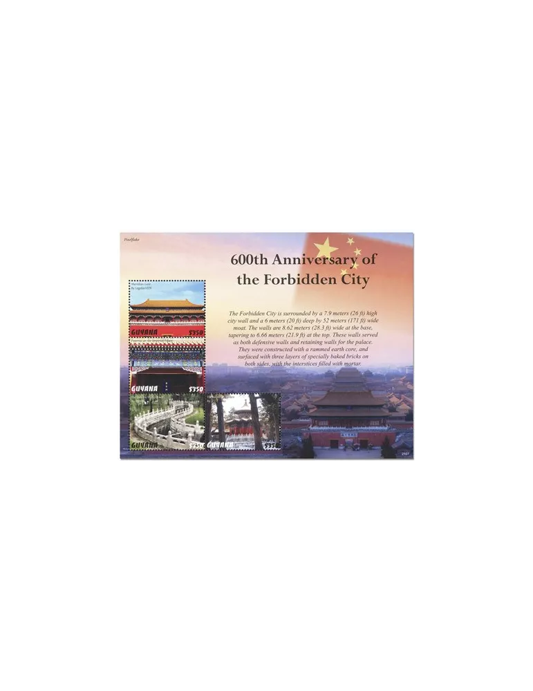 n° 7200/7203 - Timbre GUYANA Poste