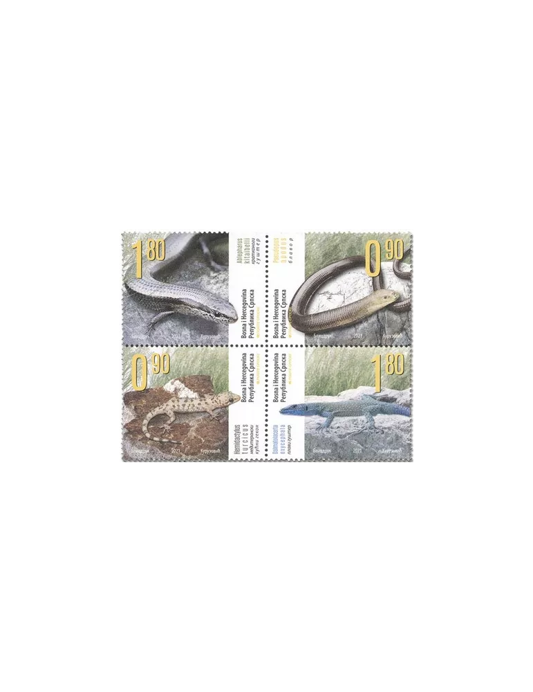 n° 773/776 - Timbre REPUBLIQUE SERBE (DE BOSNIE) Poste