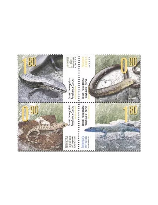 n° 773/776 - Timbre REPUBLIQUE SERBE (DE BOSNIE) Poste