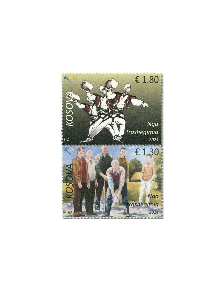 n° 380/381 - Timbre KOSOVO Poste