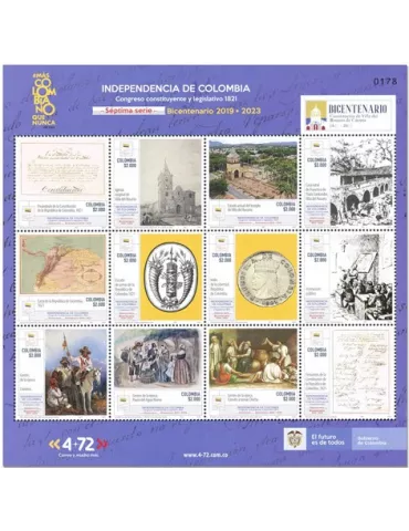 n° 2232/2243 - Timbre COLOMBIE Poste
