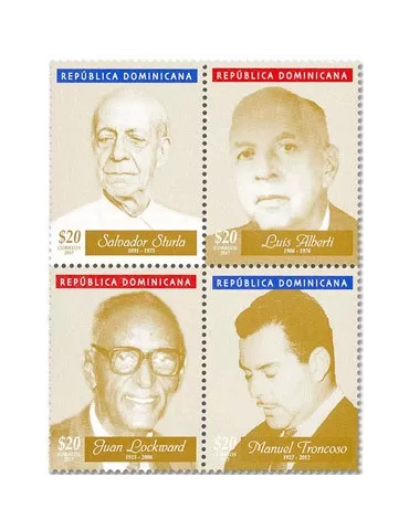 n° 2220/2223 - Timbre DOMINICAINE Poste