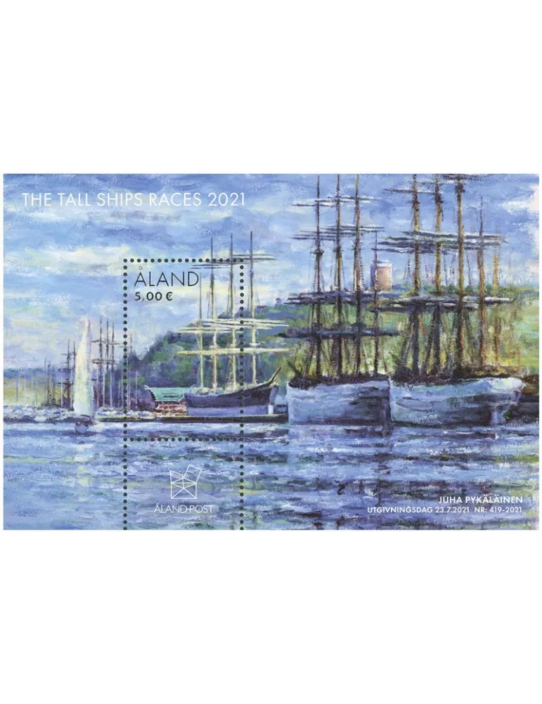 n° F510 - Timbre ALAND Poste