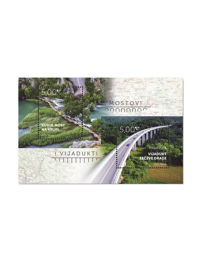 n° 1386/1432 - Timbre CROATIE Année Complète (2021)