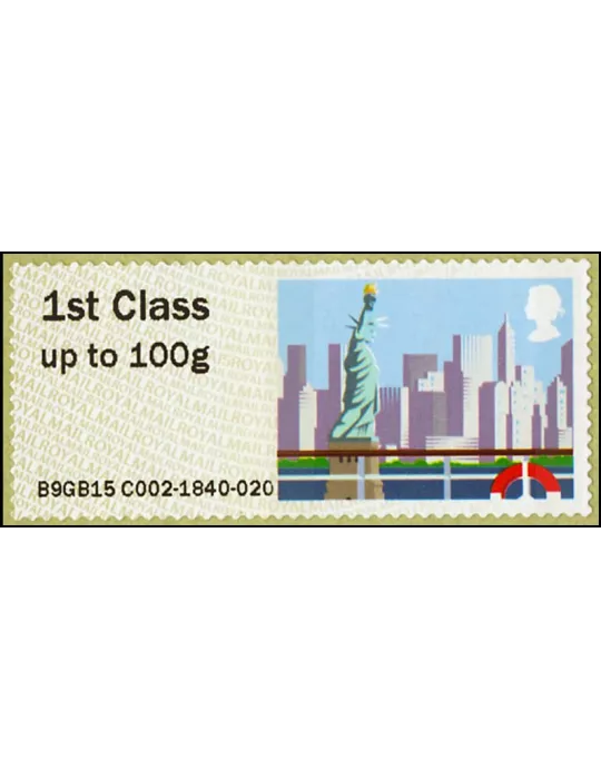 n° 92/97 - Timbre GRANDE-BRETAGNE Timbres de distributeurs