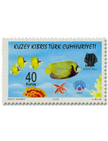 n° 748/749 - Timbre CHYPRE TURC Poste 2