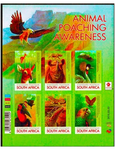 n° 1863/1868 - Timbre AFRIQUE DU SUD Poste