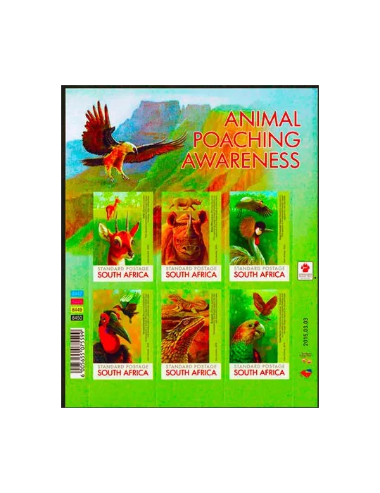 n° 1863/1868 - Timbre AFRIQUE DU SUD Poste