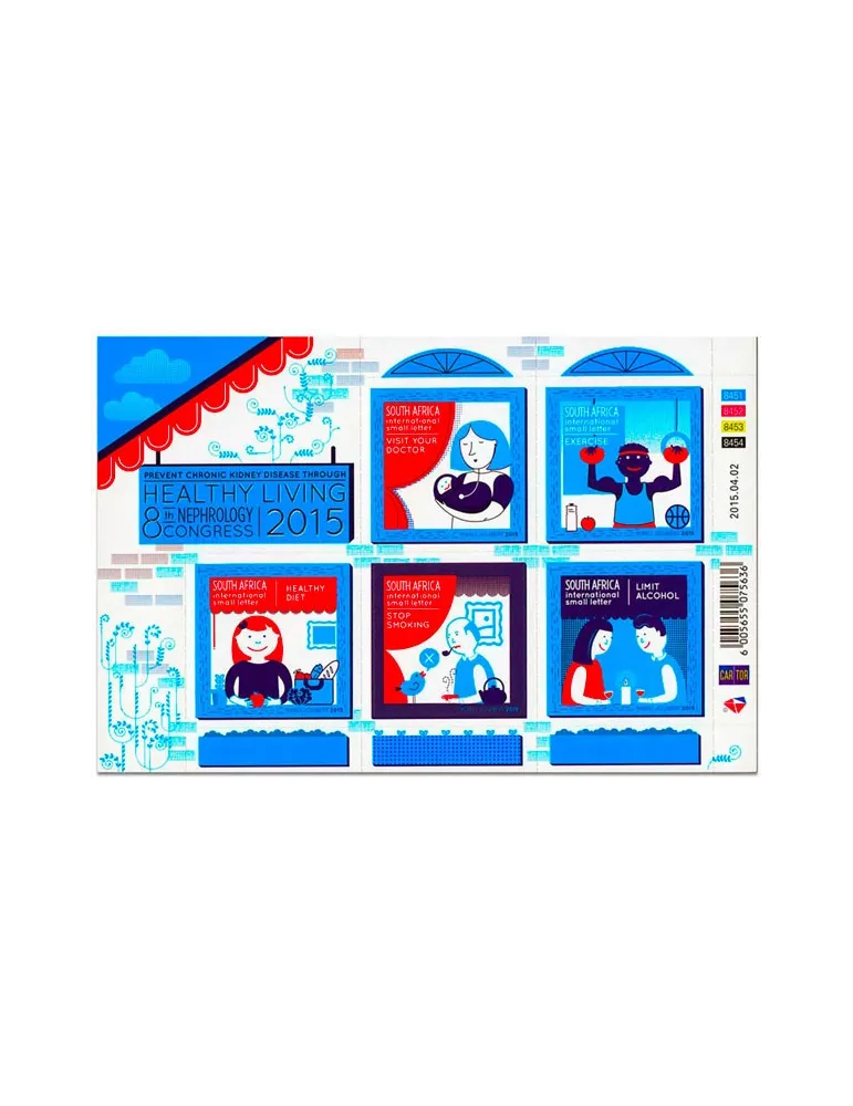 n° 1869/1873 - Timbre AFRIQUE DU SUD Poste