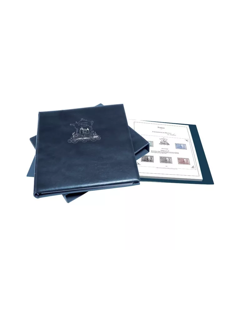 PATRIMOINE DE FRANCE EN TIMBRES : Album SUPRA accompagné des pages d´album (2019/2023)